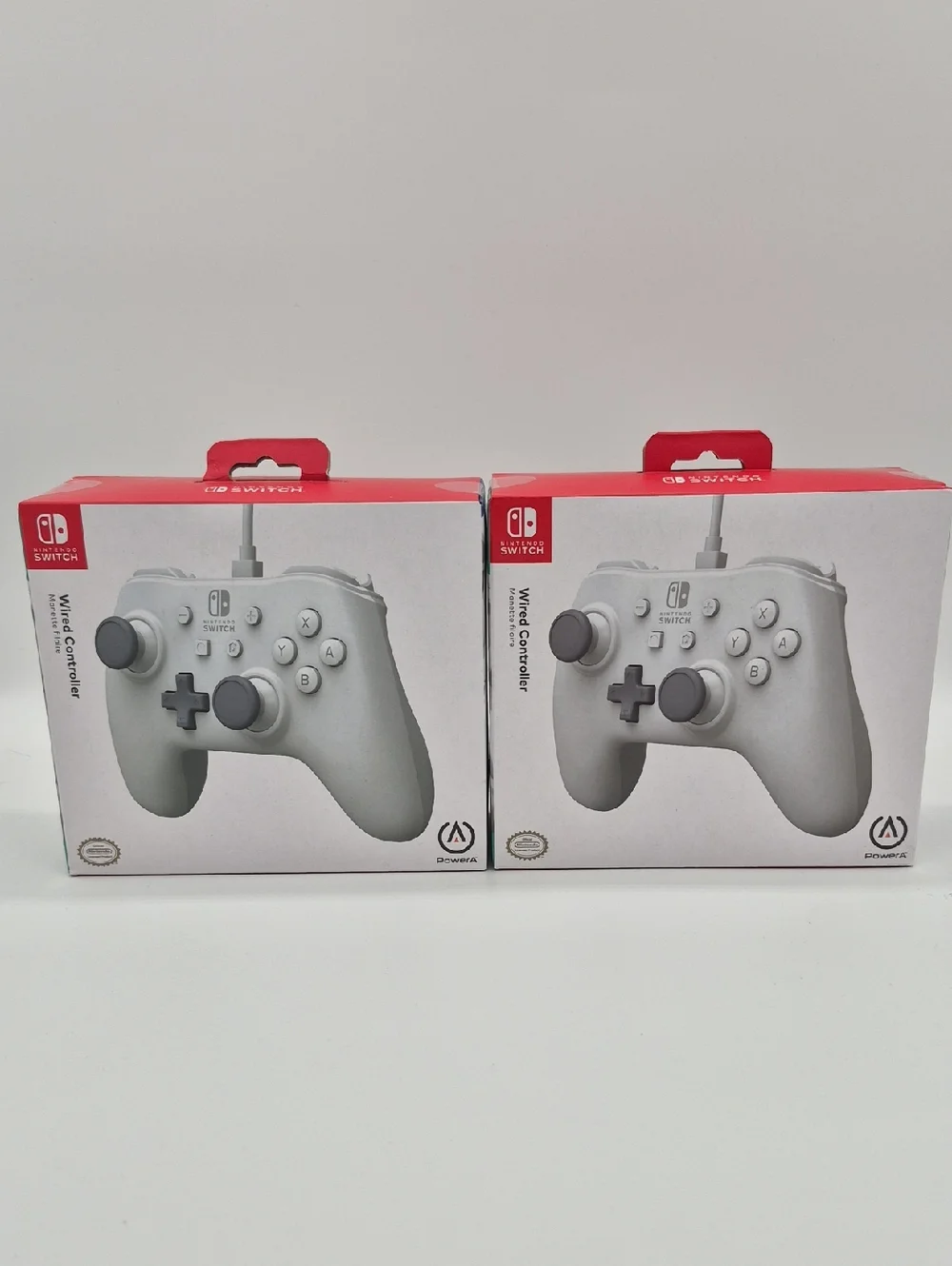🎮 Nintendo Switch Controller Bundle (2) PowerA White NEW Sealed